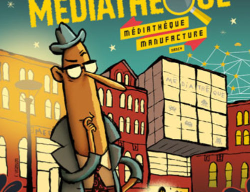 Enquête à la Médiathèque : livre jeu à énigmes et papercraft