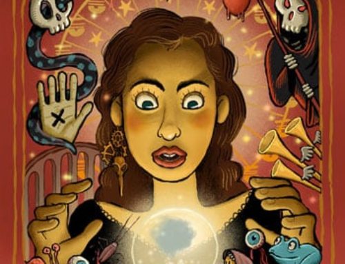 Le Ticket : illustration de carte de tarot