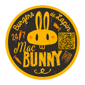 Logo Mac Bunny dessiné par Fabien Veançon illustrateur Freelance