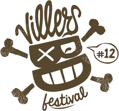 Le logo Jolly Roger du festival Villers BD dessiné par Fabien Veançon