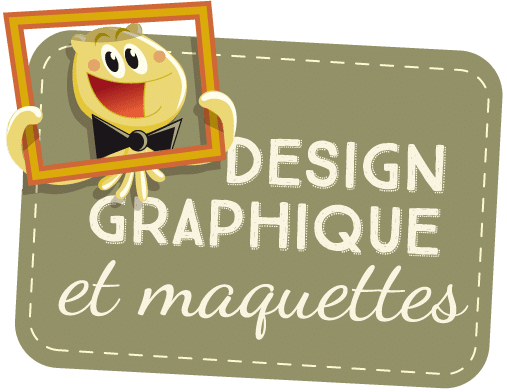 le logo design graphique, maquette et mise en page par Fabien Veançon graphiste illustrateur