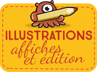 illustrations affiches édition : Fabien Veançon répond à vos demandes créatives sur mesure