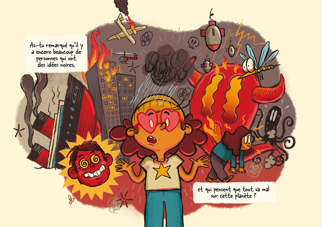 Peur et Confiance : illustrations de Fabien Veançon et Anne-Françoise Rouvet pour la collection Histoires sans Pareilles édition jeunesse