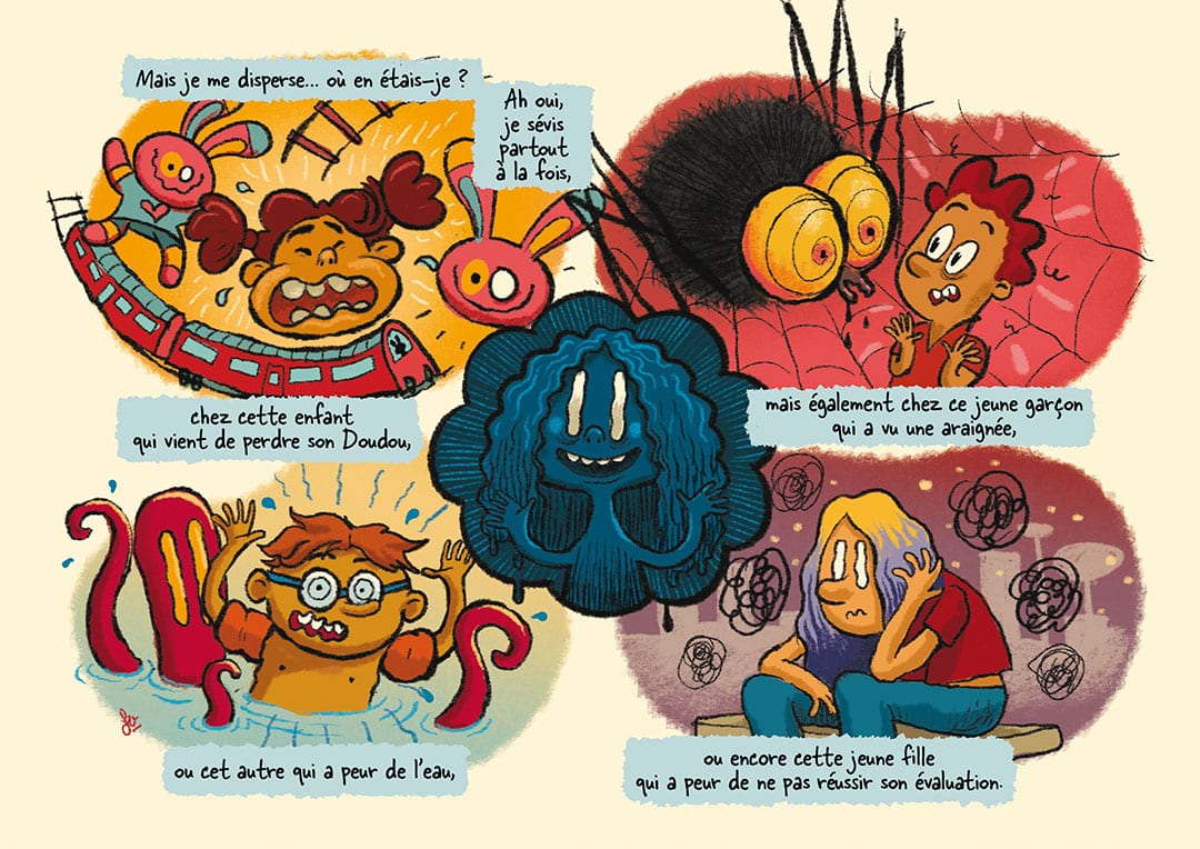 Peur et Confiance : illustrations de Fabien Veançon et Anne-Françoise Rouvet pour la collection Histoires sans Pareilles édition jeunesse