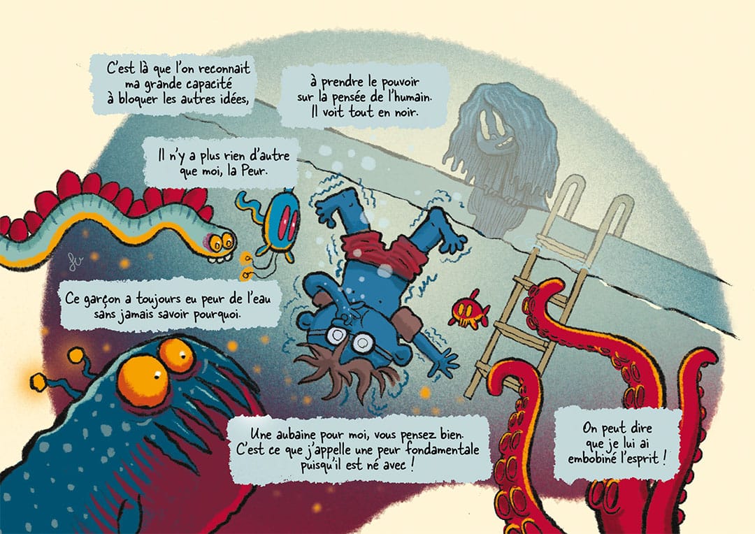 Peur et Confiance : illustrations de Fabien Veançon et Anne-Françoise Rouvet pour la collection Histoires sans Pareilles édition jeunesse