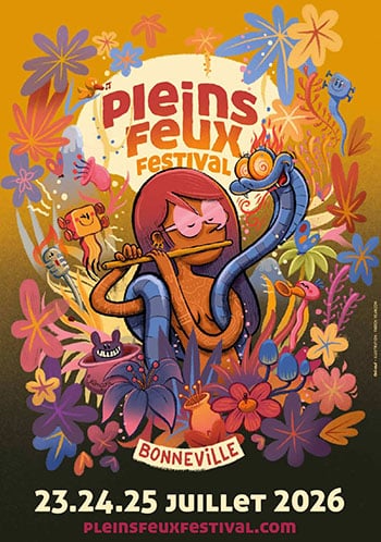 Graphiste & illustrateur : l&rsquo;affiche du festival Pleins Feux 2026