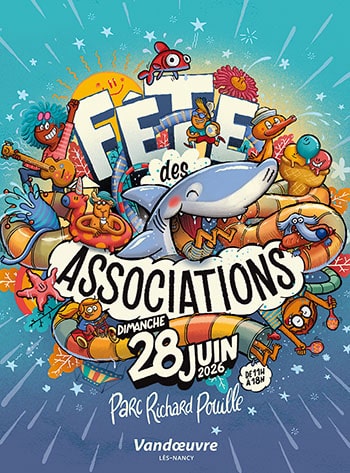 Fête des Associations Vandœuvre 2026 : affiche fête